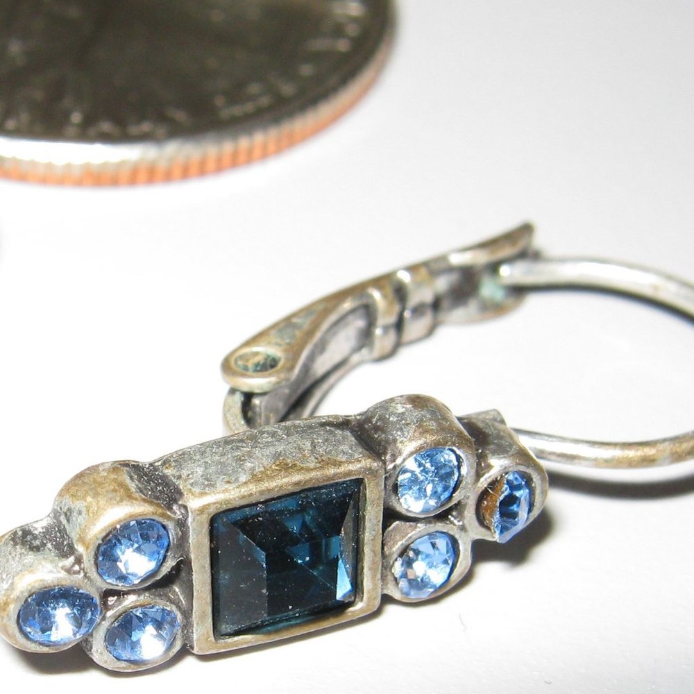Costume Jewelry Topaz Earrings